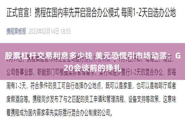 股票杠杆交易利息多少钱 美元恐慌引市场动荡：G20会谈前的挣扎